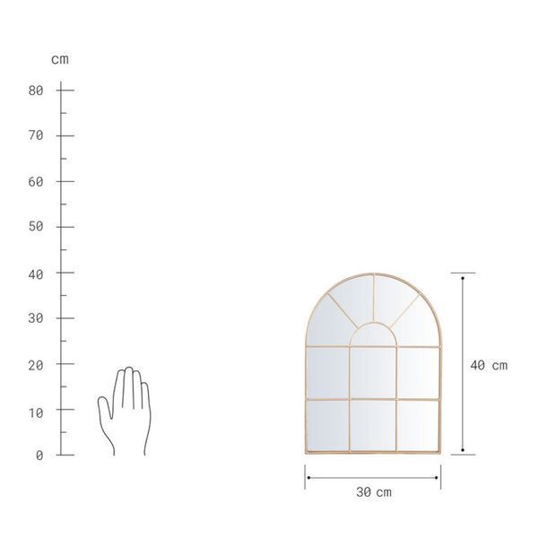 Дзеркало FINESTRA 30х40х2 см. H:40 см. L:30 см. 1000344001 1000344001 фото