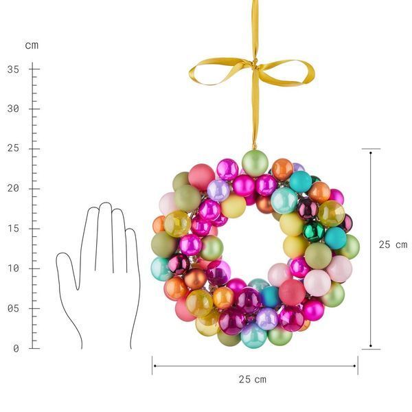 Украшение елочное X-MAS O:25 см. 10228113 10228113 фото