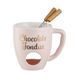 Фондю зі столовими приборами CHOCOLATE FONDUE 13.5х10х11 см. O:10 см. H:13.5 см. L:11 см. 10225381 10225381 фото 1
