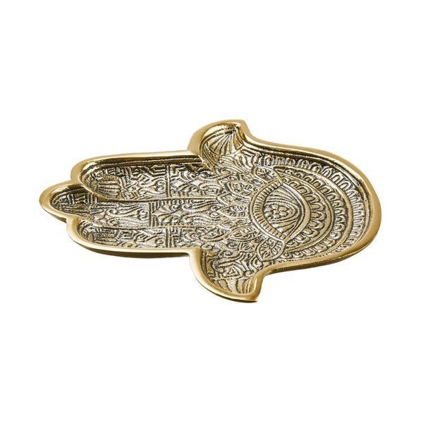 Тарілка декоративна HAMSA O:18 см. H:1.5 см. L:20 см. 10227570 10227570 фото