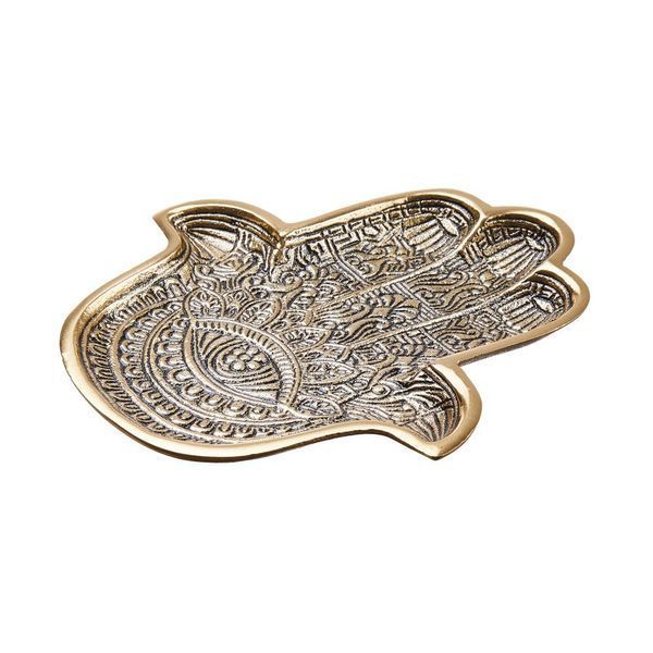 Тарілка декоративна HAMSA O:18 см. H:1.5 см. L:20 см. 10227570 10227570 фото