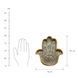 Тарілка декоративна HAMSA O:18 см. H:1.5 см. L:20 см. 10227570 10227570 фото 3