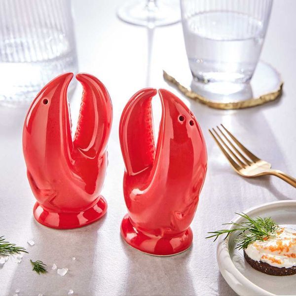 Набір кухонних ємностей 'лобстери' (для солі/перцю) SALT PEPPER H:11 см. L:7 см. 1000517236 1000517236 фото