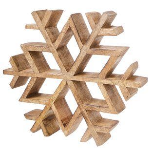 Прикраса декоративна SNOWFLAKE O:20 см. H:3.5 см. L:20 см. 1000435140 1000435140 фото