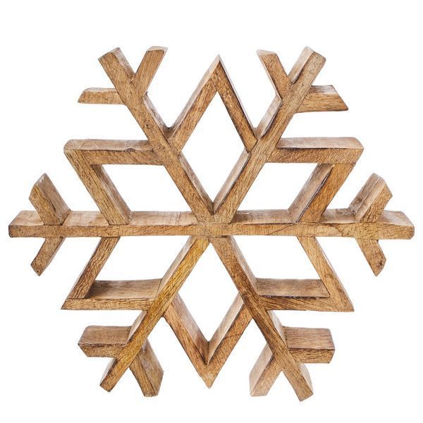 Прикраса декоративна SNOWFLAKE O:20 см. H:3.5 см. L:20 см. 1000435140 1000435140 фото