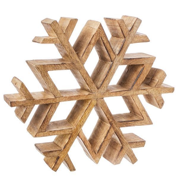 Прикраса декоративна SNOWFLAKE O:20 см. H:3.5 см. L:20 см. 1000435140 1000435140 фото
