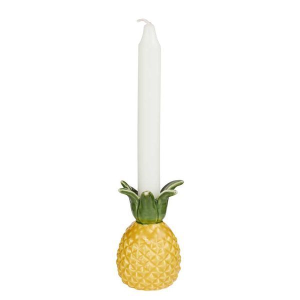 Подсвечник в виде ананаса PINA COLADA O:6 см. H:10 см. L:7 см. 1000505895 1000505895 фото