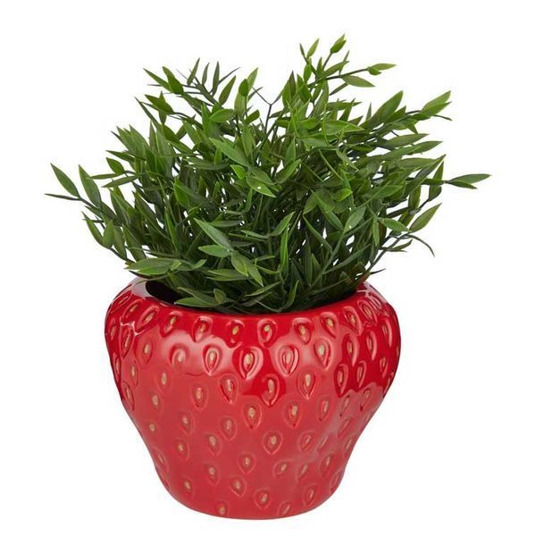 Горщик для квітів STRAWBERRY O:17 см. H:17 см. L:13 см. 1000518320 1000518320 фото