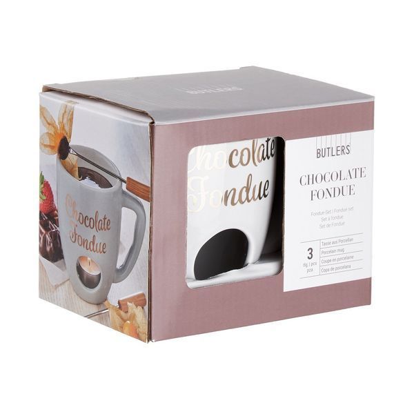 Фондю зі столовими приборами CHOCOLATE FONDUE 13.5х10х11 см. O:10 см. H:11 см. L:13.5 см. 10225380 10225380 фото