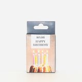 Свічки в одноразовій підставці HAPPY BIRTHDAY 1000444264 1000444264 фото