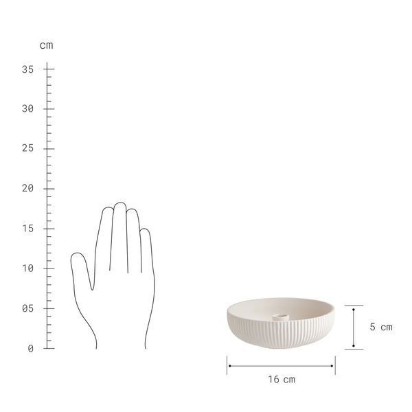 Підсвічник CANDLE BOWL O:16 см. 1000398252 1000398252 фото