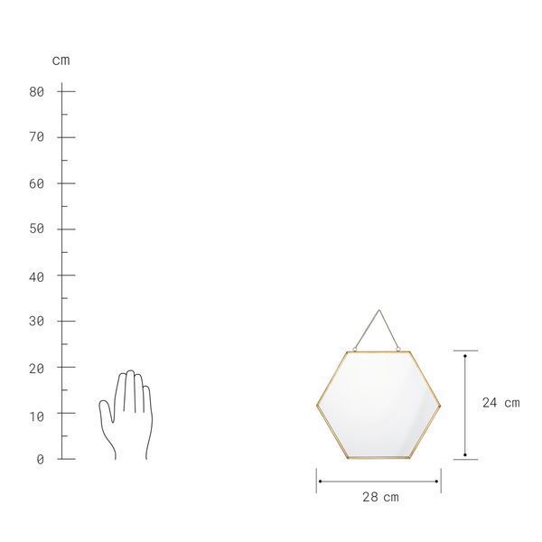 Дзеркало CARAT 24х28 см. H:24 см. L:28 см. 10224741 10224741 фото