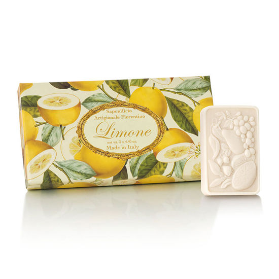 Зображення Мило з ароматом лимона  SAF-PROFUMI DEL SOLE (Lemon) 125 гр. SAF-S177