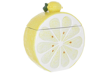 Изображение Банка керамичесая Lemon BONA 20x8.5x23.5 см. H:23.5 см. L:20 см. V:1700 мл. 928-102