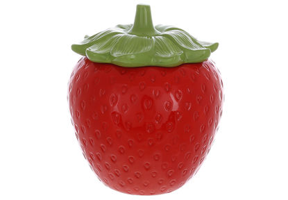 Изображение Банка керамичесая Strawberry BONA 12.5 см. V:1400 мл. 928-044