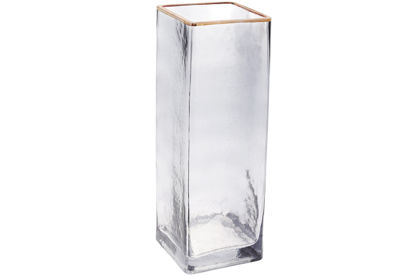 Изображение Ваза стеклянная Эвиан BONA 10x10x30 см. H:30 см. L:10 см. 591-304