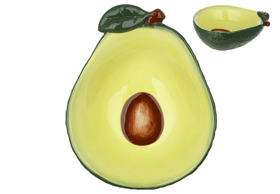 Изображение Пиала керамическая Avocado  17x14x6.5 см. H:6.5 см. L:17 см. V:300 мл. 928-159
