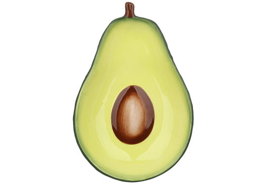 Зображення Тарілка керамічна Avocado BONA 18x12x2.8 см. H:2.8 см. L:18 см. 928-158