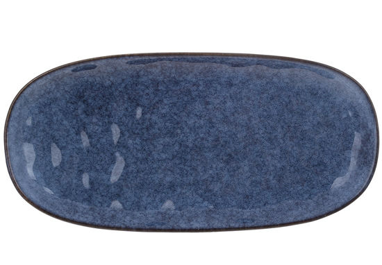 Зображення Блюдо овальне керамічне Casual BONA 15x2x31 см. H:31 см. L:15 см. 344-223