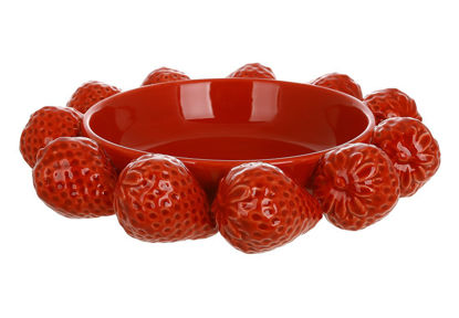 Зображення Фруктівниця Strawberry BONA 25x25x5.5 см. H:5.5 см. L:25 см. 457-342