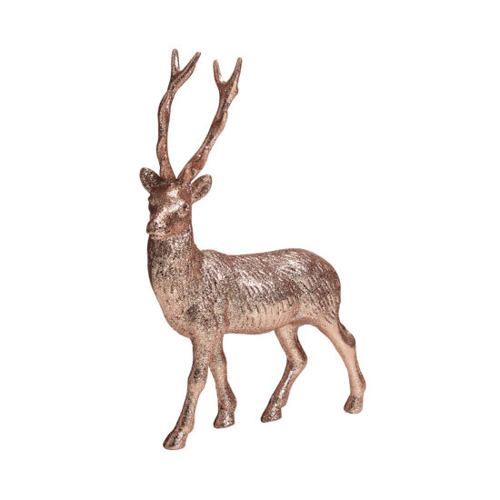Зображення Прикраса декоративна X-MAS Deer H:30 см. 10212619