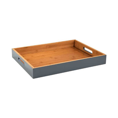 Изображение Поднос с ручками BAMBOO 40х30х4.5 см. 10216046