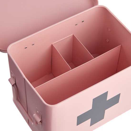 ᐈ【 для хранения лекарств MEDIC Розовый 21.5x15.5 см. H:16 см. L:21. .