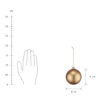 Зображення Кулька ялинкова для прикрашання ялинки HANG ON O:8 см. 10223572