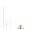 Зображення Підсвічник для декоруваня оселі SHINE 14x7 см. H:14 см. L:7 см. 10225948