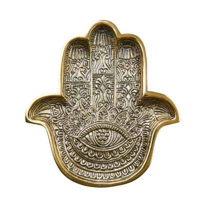 Зображення Тарілка декоративна HAMSA O:18 см. H:1.5 см. L:20 см. 10227570