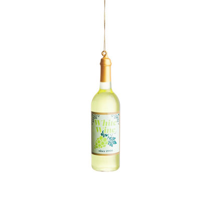 Изображение Украшение елочное бутылка белого вина HANG ON 10228508